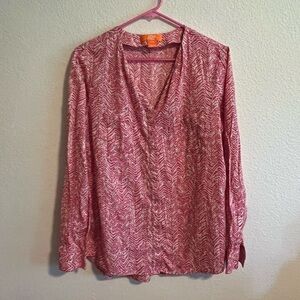 Pink Joe Fresh Blouse Size Medium